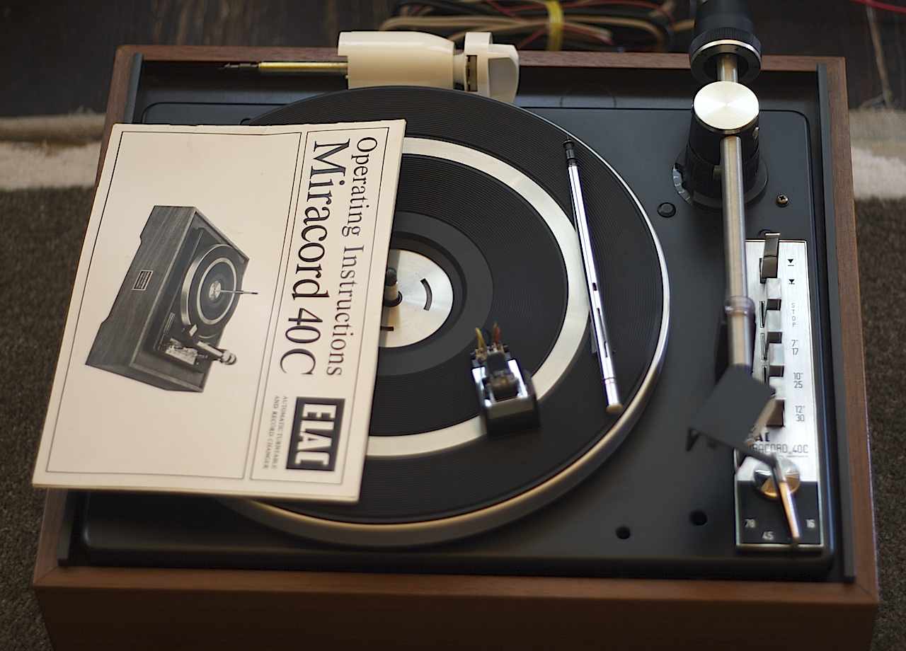 ELAC Miracord Turntable Record Spindle SA73 single spindle Record